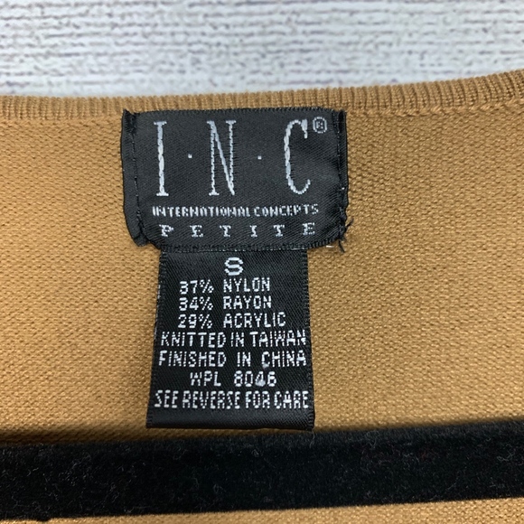 INC International Concepts Deep Plunge V Neck - Picture 4 of 5